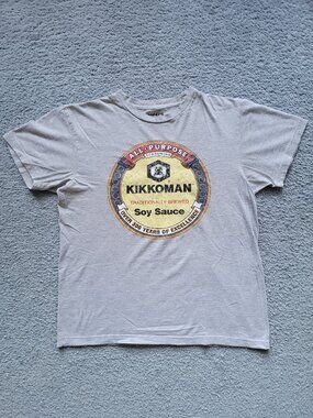 Vintage Y2K style Kikkoman Soy Sauce Graphic T-shirt MENS / UNISEX SIZE M